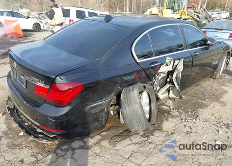2015 BMW 740Li xDrive из США, поврежденный, VIN WBAYF4C53FD874101